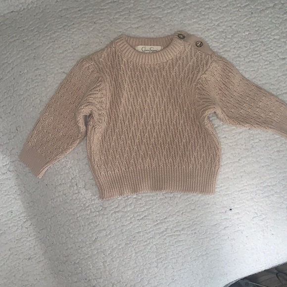 Jessica Simpson Kids' Pink Sweater - Picture 1 of 4